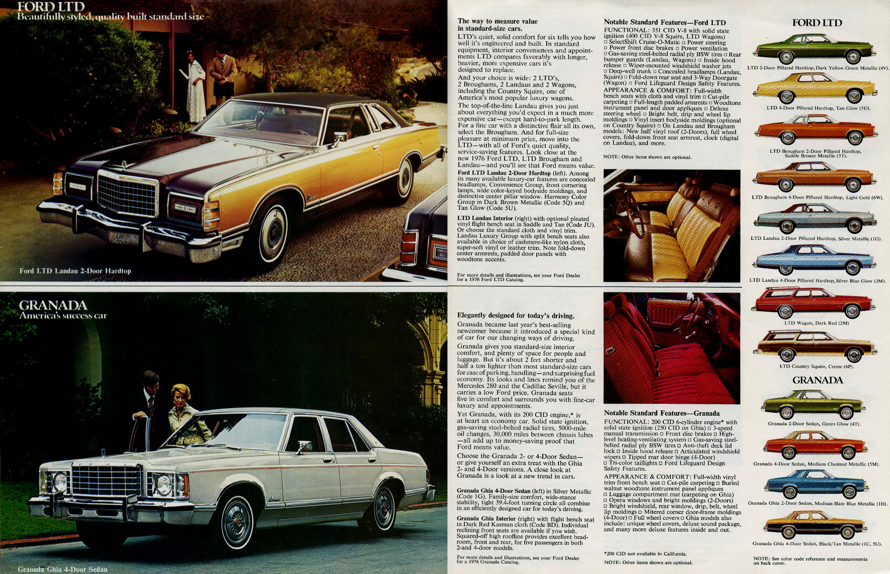 1976 Ford Foldout Page 3
